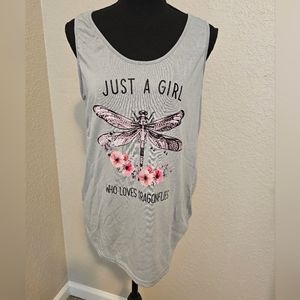 Sleeveless Dragonfly Shirt